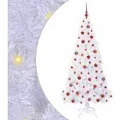 Syfax Künstlicher Weihnachtsbaum Weiß 180 cm PVC und Stahl