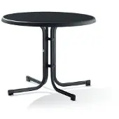 Sieger Klapptisch >Boulevard< in Schiefer anthrazit, mecalit-PRO - 72x85cm (HxD)