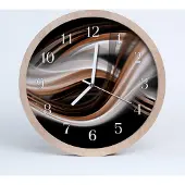 Tulup Holzuhr 20fi cm wanduhr - abstrakte Kunst