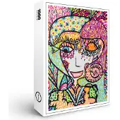 Raxxa Premium-Puzzle "Die Frau und ihre fröhlichen Farben", 1000 Teile