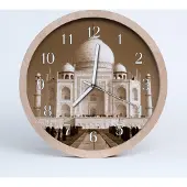 Tulup Holzuhr 30fi cm wanduhr - Taj Mahal Architektur