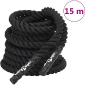 Syfax Battle Rope Schwarz 15 m 11 kg Polyester