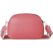 Kmisso Damen Umhängetasche Vegan Kompakt Crossbody Praktisch 30626 Fuxsia