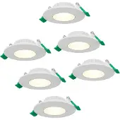 HOFTRONIC™ LED Einbaustrahler 6W 570lm CCT 2700K-6000K Weiß 6er Set