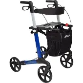Mobilex Rollator Leopard mit Softrädern Blau