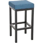 CLP Barhocker Taylor B80 Stoff blau