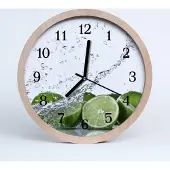 Tulup Holzuhr 30fi cm wanduhr - Kalk Wohnzimmer