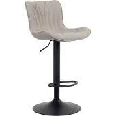 CLP Barhocker Linus Stoff taupe
