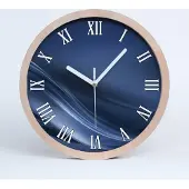 Tulup Holzuhr 30fi cm wanduhr - weiße Spitzen - szaraala
