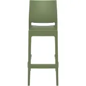 CLP 4er Set Barhocker Maya oliv