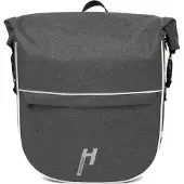Haberland Frontträger-Tasche eMotion anthrazit/reflex - stabile Fronttasche f....