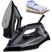 Adler Dampfbügeleisen 2800W Anti-Calc Anti-Drip Vertikal Bügeln Stark Kamille