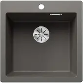BLANCO Pleon 5 - Silgranitspüle, 515x510 mm, InFino, grau 527318