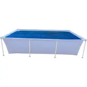 Avenli Solarabdeckplane 390x206 cm für rechteckige 394x207 cm Frame Pools