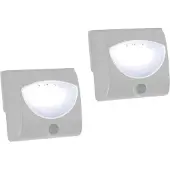 REV 2x LED Treppenlicht mit Bewegungsmelder batteriebetrieben Orientierungslicht