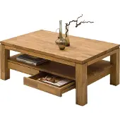 Möbelando Couchtisch Holztisch Wohnzimmertisch Sofatisch Tisch aus Massivholz "Gordon II"