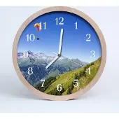 Tulup Holzuhr 20fi cm wanduhr - Round Mountain