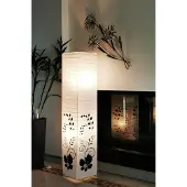 Trango Reispapierlampe "Greece" weiß inkl. LED Leuchtmittel
