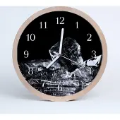 Tulup Holzuhr 30fi cm wanduhr - Eiswürfel Wohnzimmer