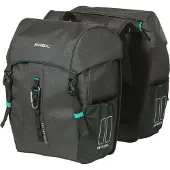 Basil Move MIK Doppeltasche 30 Liter schwarz - wasserabweisende Fahrradtasche....