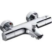 Markenlos Thermostat Badarmatur - Chrom Mischarmatur - Sicherheit
