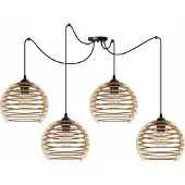 Light11 HOME Hängelampe, Deckenleuchter, Holz, LED-Lampenschirm