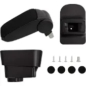 Syfax Auto-Armlehne Schwarz 11x35x(32-49) cm ABS
