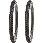 Kujo 2 Stk. 24 Zoll Fahrradreifen 24x1.75 Zoll, 47-507, Schwarz