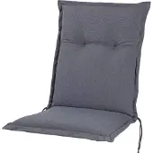 Sun Garden Auflage Mittellehner Florence 50089-51 grau meliert 108x49x8 cm KETTtex