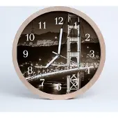 Tulup Holzuhr 20fi cm wanduhr - Bridge-Architektur