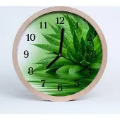 Tulup Holzuhr 30fi cm wanduhr - Aloe