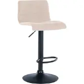 CLP Barhocker Branford Stoff creme