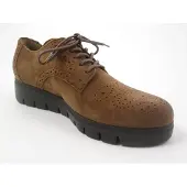 Gabor Damen Schnürschuhe sportlich braun Gr. 41/2