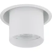 Licht-Erlebnisse Einbaustrahler Metall GU10 D: 8.3 cm Weiß rund Modern