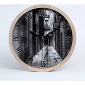 Tulup Holzuhr 25fi cm wanduhr - schwarze Spitzen - Barcelona, Spanien