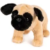 Semo Plüschtier Hund, Mops, 24 cm, Kuscheltier Stofftier Haustiere Hunde