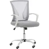 Mendler Bürostuhl HLO-CP81 W hellgrau
