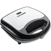 Concept Hausgeräte sv3031 Sandwich-Toaster mit viereckigen Platten, 700 W, edelstahl / schwarz