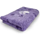 Vetbed Vet Bed Hundebett lila große Pfote weiß
