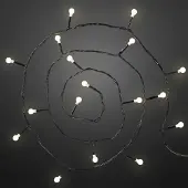 Hellum 80-tlg. LED-Kugel-Lichterkette, warm-weiße LEDs