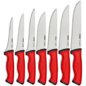 Pirge Duo Metzgermesser Mega Set 7 TLG Schlachtermesser Rutschfester Griff