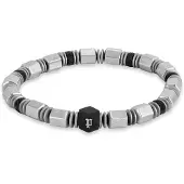 Police PEAGB0083402 Herrenarmband Hexchain Edelstahl/Schwarz
