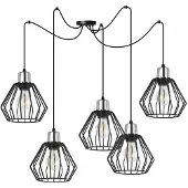 Light11 HOME LED Pendelleuchte mit Draht-Lampenschirm – Moderne Hängelampe / Kronleuchter als Deckenleuchte