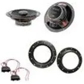 Focal ICU165 Koaxial Lautsprecher 2-Wege Einbauset für Caddy Golf 5 Jetta Sharan