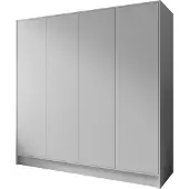 MargaretHadas24 Kleiderschrank Goya 200 cm (weiß)