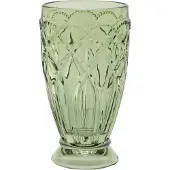 Chic Antique Glas SAINT-EMILION Grün mit Muster 350 ml Trinkglas
