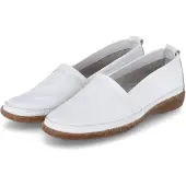 Beliana Damen Slipper Mokassins CINDY 04 Weiß GlattlederGröße:36