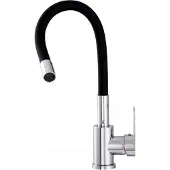 QLS Küchenarmatur Wasserhahn Spültischarmatur Mischbatterie Brause Flexibel Chrom 10896