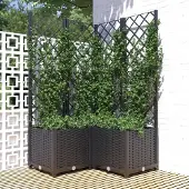 Prolenta Maison Exclusive - Garten Schwarz 80 x 80 x 136 cm