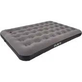 Avenli Luftmatratze Camping CloudCoil grau eingebaute Fußpumpe 191x137x22cm